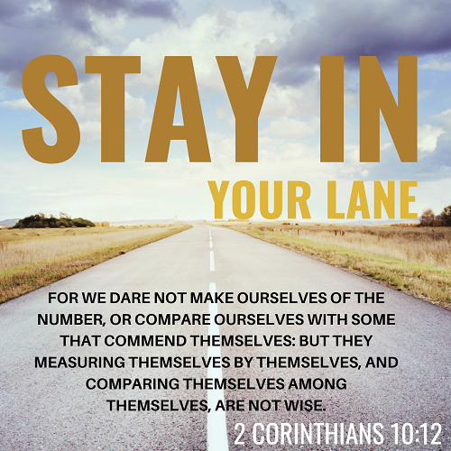 Stay In Your Lane Etac Lighthouse Ministries